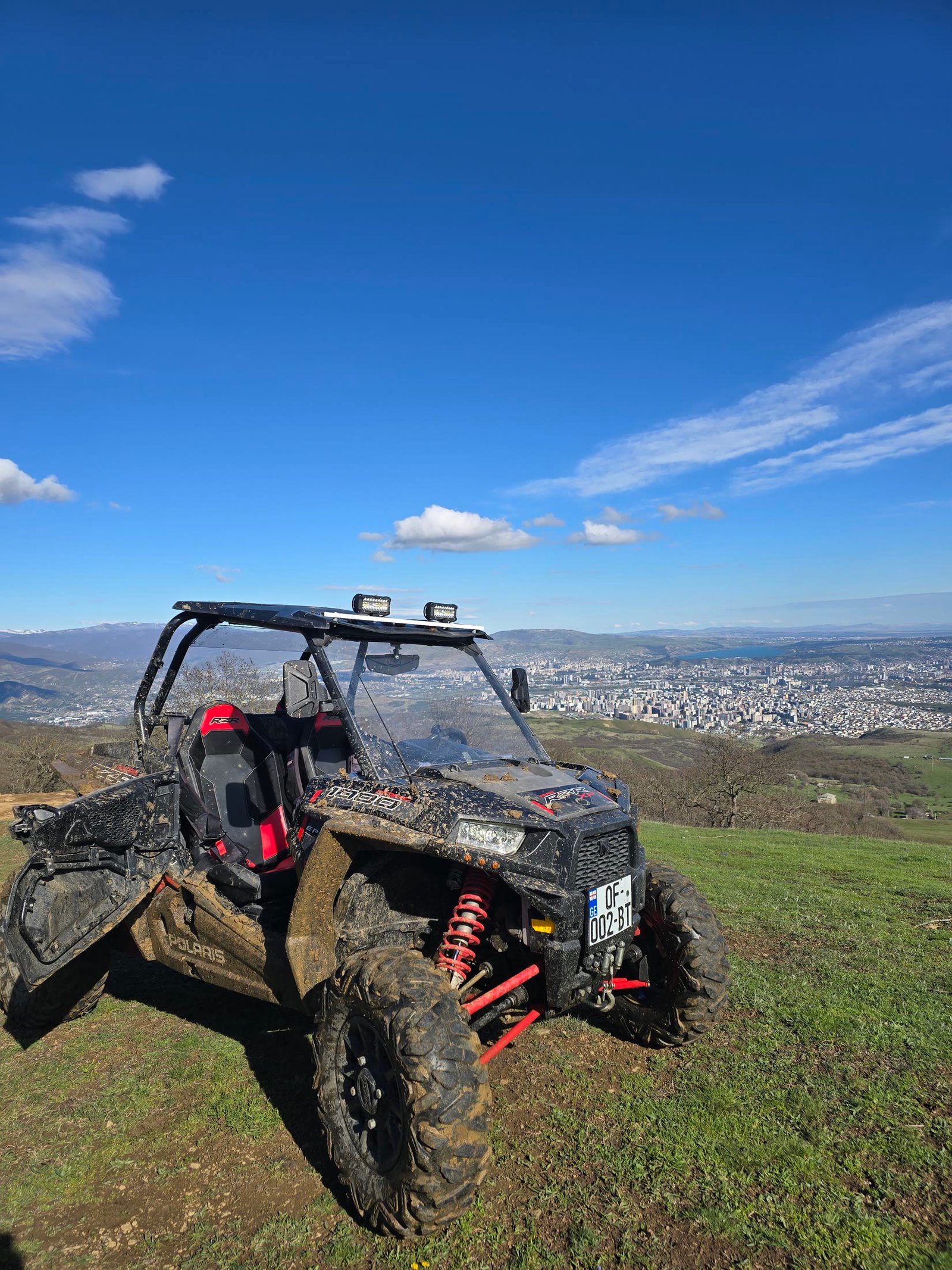 2-ადგილიანი Polaris RZR XP 1000 — ჭილის ტბა